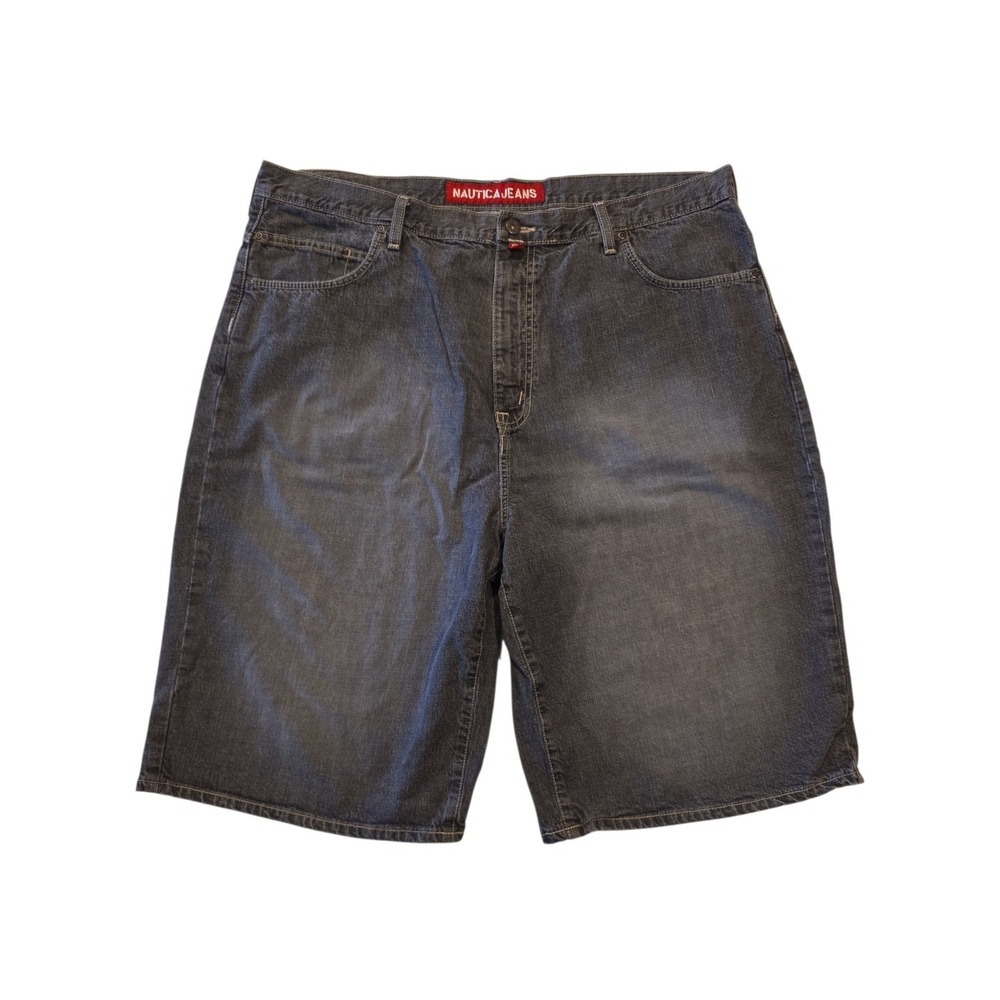 Nautica Jeans Mens 42 Denim Shorts Blue Baggy Relaxed Y2K Skater Cotton Jorts